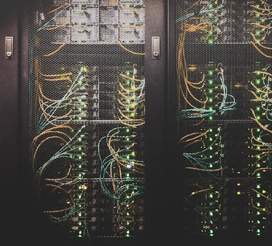Servers powering reliable website hosting
